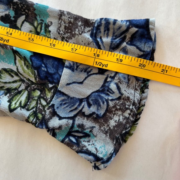 Habitat Floral Print Viscose Button Front Blouse Womens M - Picture 10 of 11